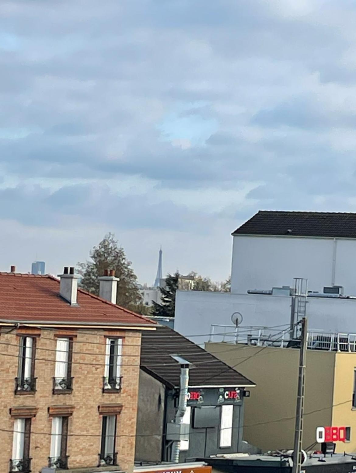 Appartement Cosy Pres De Paris Avec Vue Sur La Tour Eiffel - Parking & Wifi アルジャントゥイユ エクステリア 写真